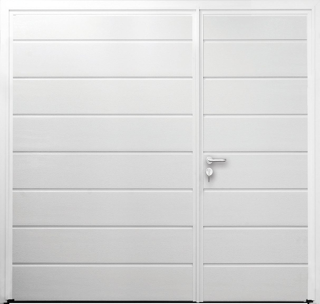 Teckentrup Centre Ribbed Horizontal Side-Hinged Door