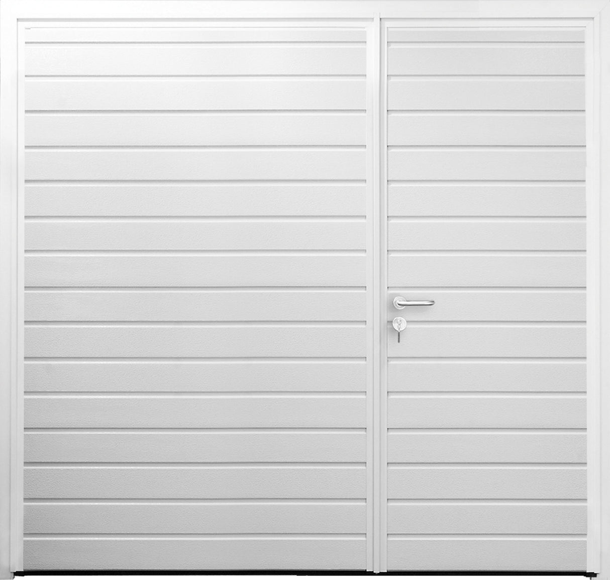 Teckentrup Standard Ribbed Horizontal Side-Hinged Door