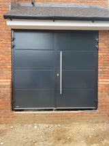 Teckentrup Solid Ribbed Horizontal Side-Hinged Door
