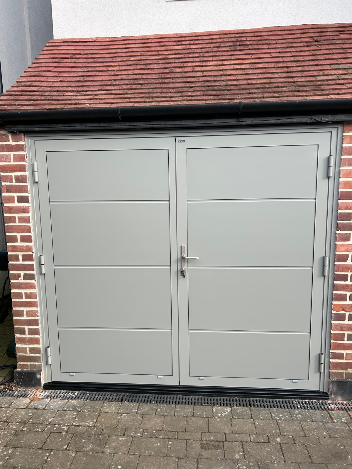 Wisniowski DoorPro 45 L-Ribbed Side-Hinged Door – Garage Doors Direct