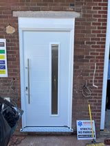 Hormann Thermo46 Style 025S (satin-finished glass) Door