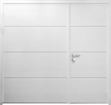 Teckentrup Solid Ribbed Horizontal Side-Hinged Door