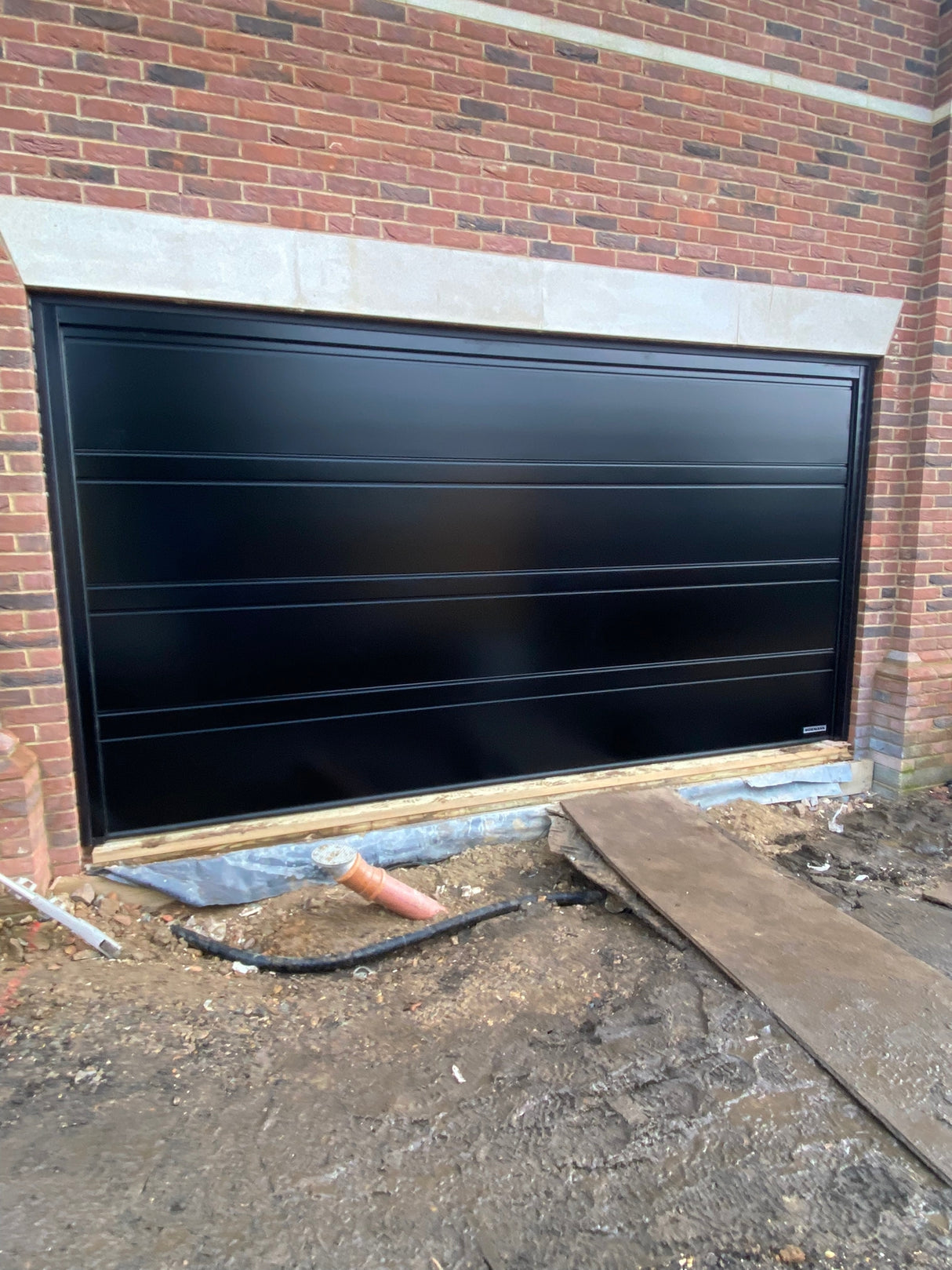 Hormann LPU 42 D-Ribbed Silkgrain Sectional Door