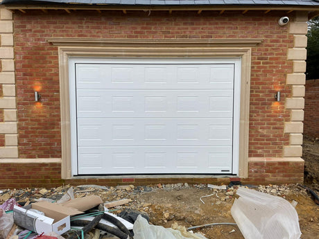 Hormann LPU 42 S-Panelled Woodgrain Sectional Garage Door