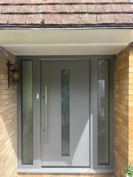 Hormann Thermo65 Style 610S (satin-finished glass) Door