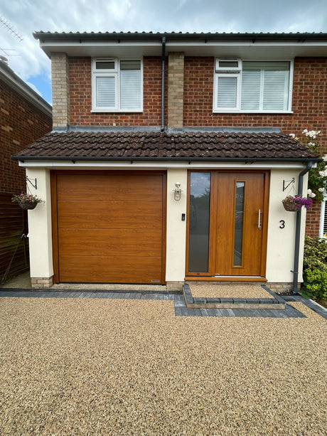 Hormann Thermo46 Style 020S (satin-finished glass) Door